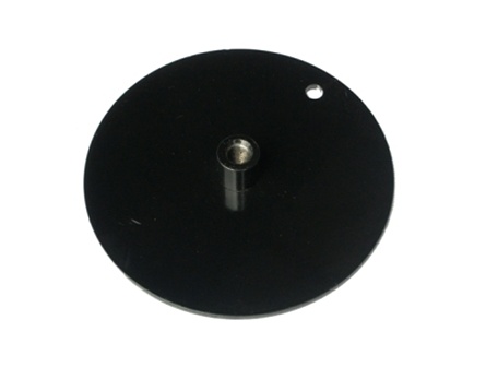 QSP 51-1754 6.5'' Round Slide Plate- powder coated black  a perfect replacement for part# 51-1754