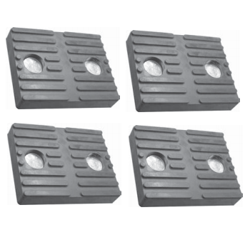 BH-7101-00-4 Rectangle Rubber Arm Pad Kit for Ammco & Wheeltronics 82365 BendPak