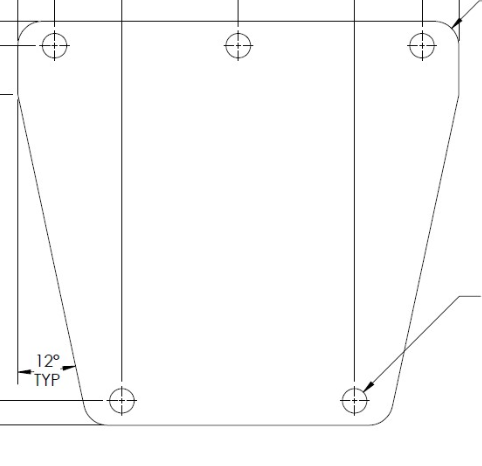 QSP 52-C40F Challenger 4-Post Front Shim 40 Series Open Front