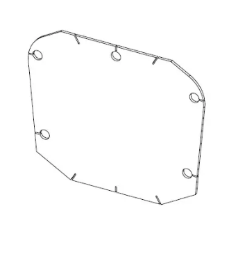 QSP 52-SA10 Challenger 2-Post Column Shim