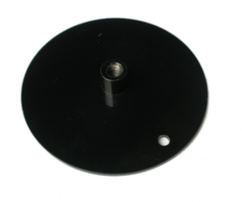 QSP WA90-6 -  5" Round Slide Plate powder coated black