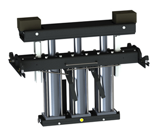 QSP RJ-6000 - 6,000 pound rolling swing air rack jack