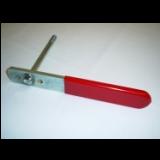 QSP 142-42 Replacement for E|Q Swing Air Jack Pivot Handle Zinc Plated  with Red Cover
