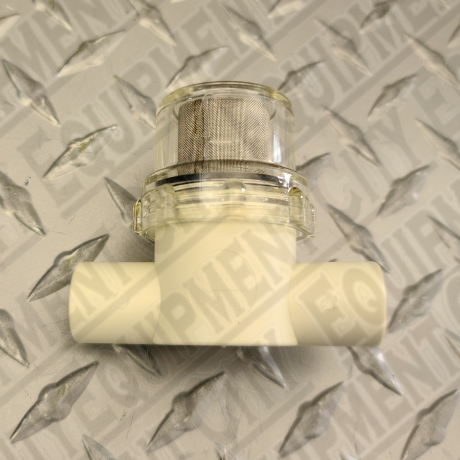 RTI 026-80250-00 Sight Glass  with 1/4" FPT, Screen Filter, & Clear Bowl 319855