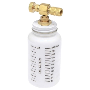 RTI 360 82928 00 Oil Drain Bottle Assembly 1/4 FFL 90 Degree