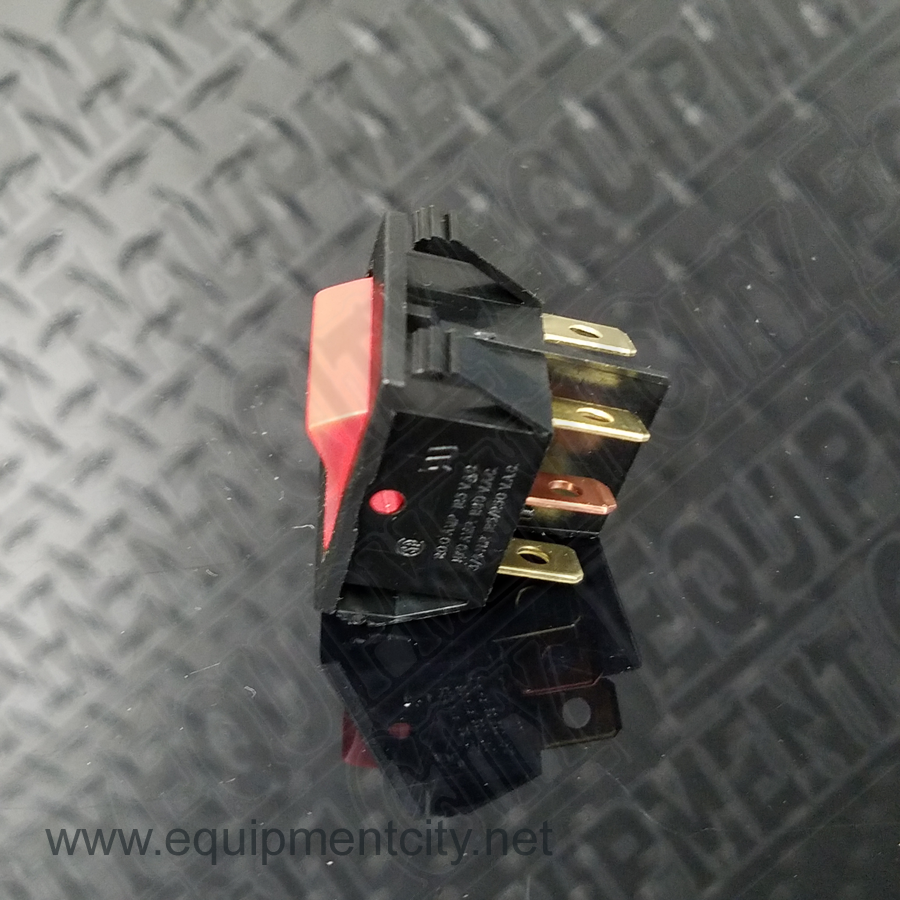 RTI 024 80075 00 FluidPro MCX VCX Red Rocker Switch Dpdt On-On Empty Waste And Lower 