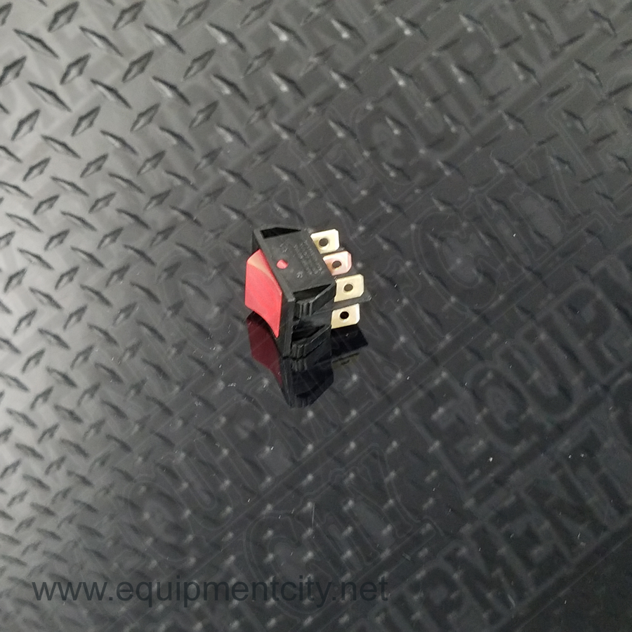 RTI 024 80075 00 FluidPro MCX VCX Red Rocker Switch Dpdt On-On Empty Waste And Lower 