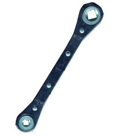 10696 ROBINAIR REVERSIBLE RATCHET WRENCH WITH 1/4" 3/16" 3/8" AN