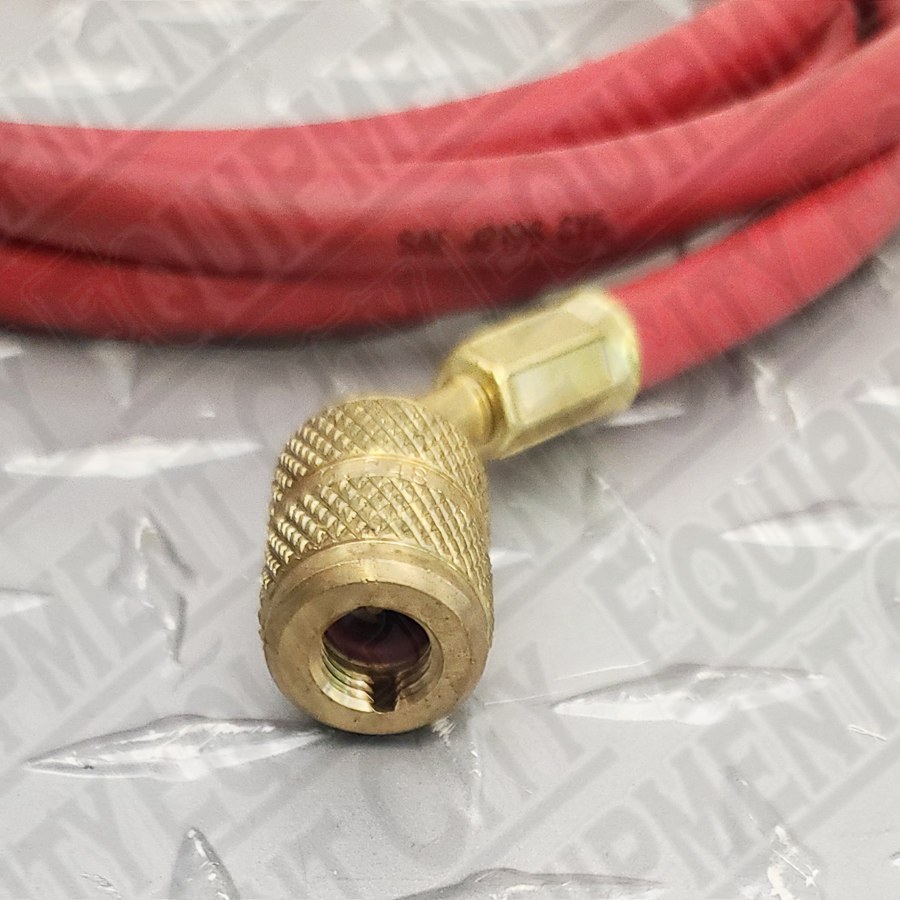 ROBINAIR 19370 REPLACEMENT R-12 96" RED HOSE W/ AUTO SHUT OFF