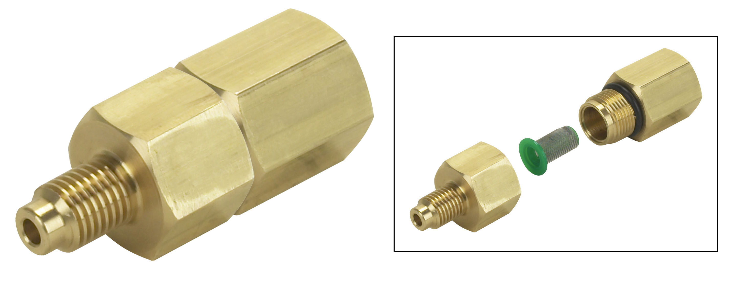 Robinair 19740 Tank Fill Inline Filter Fitting