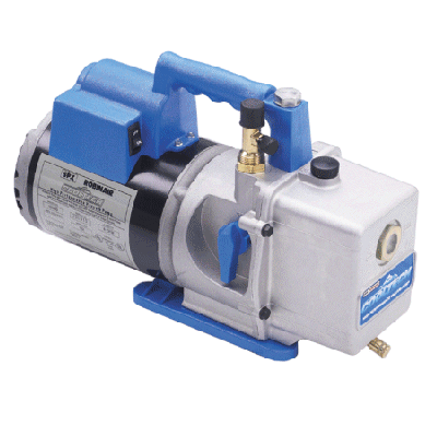 15434 ROBINAIR VACUUM PUMP FOR R-12 AND R-134A  4 CFM  TWO STAGE