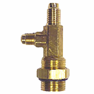 15495 ROBINAIR COMBINATION INLET TEE FOR R-12 AND R-134A FOR 154