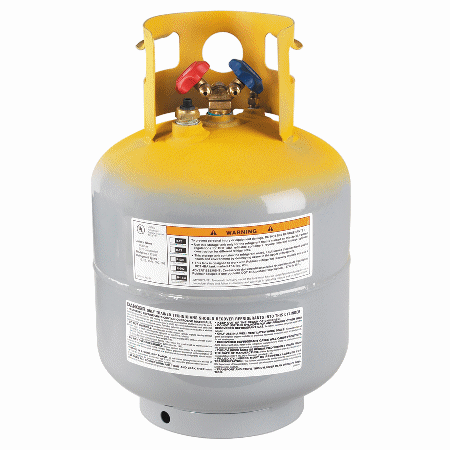 17572 ROBINAIR 50 LB. REFILLABLE REFRIGERANT TANK WITH FLOAT SWI