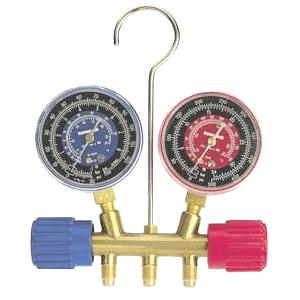 40169 ROBINAIR SIDE WHEEL MANIFOLD BAR WITH COLOR-CODED HAND WHE
