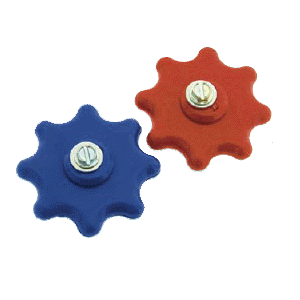 40449 ROBINAIR REPL. RED AND BLUE MANIFOLD HANDWHEELS  1/4" DRIV