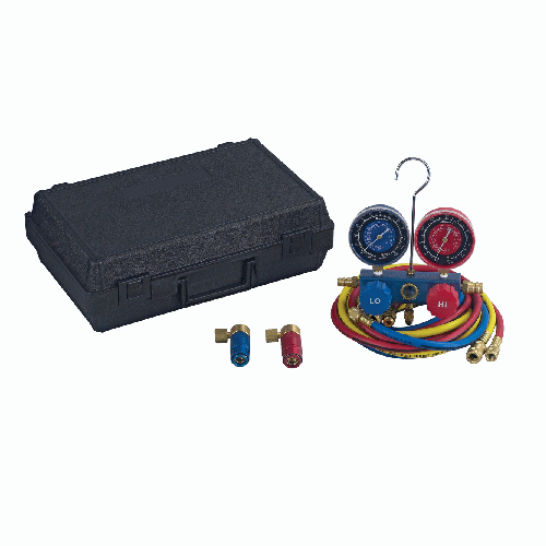 48510 ROBINAIR R134a ALUMINUM MANIFOLD KIT w/STORAGE CASE