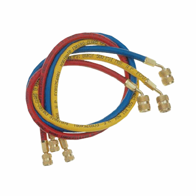 65060 ROBINAIR SET OF THREE 60" ENVIRO-GUARD HOSES WITH BALL VAL