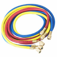 69060A ROBINAIR SET OF THREE 60" ENVIRO-GUARD HOSES WITH 45 DEGR