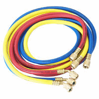 69072A ROBINAIR SET OF THREE 72" ENVIRO-GUARD HOSES WITH 45 DEGR