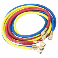 69096A ROBINAIR SET OF THREE 96" ENVIRO-GUARD HOSES WITH 45 DEGR
