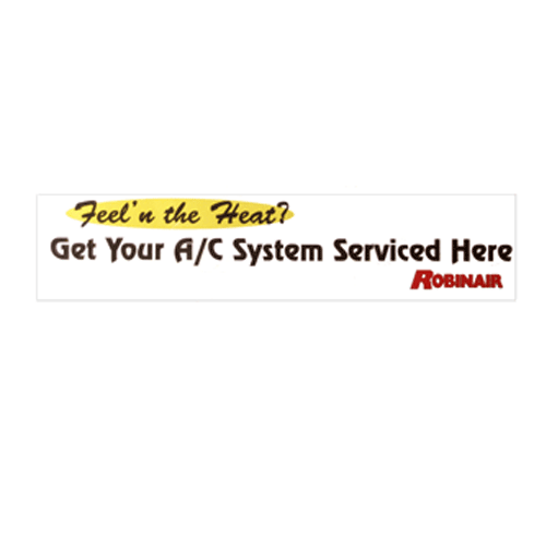 99034 ROBINAIR ROBINAIR SERVICE BAY BANNER