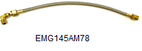 Rolair EMG145AM78ASSY TEFLON HOSE W/ELBOW &amp; CHECK VALVE