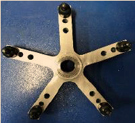 Rotary GAR173 Five Finger Adapter 5 X 225 +