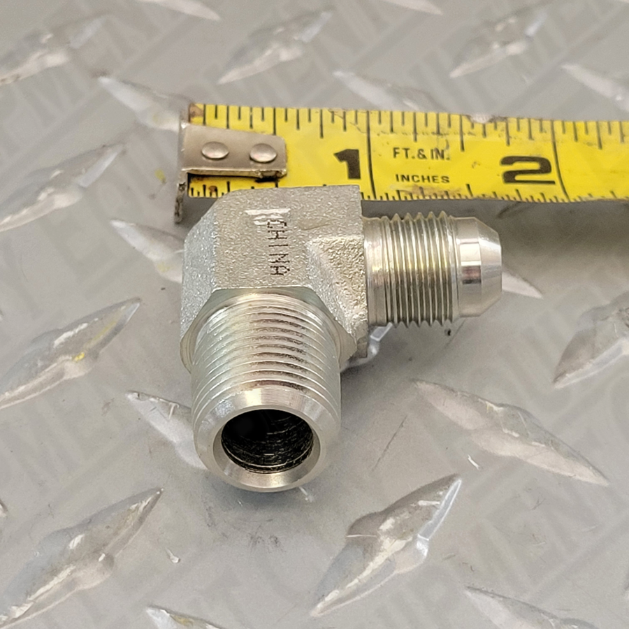 Rotary 992402 3/8"  MJIC X 3/8" MNPT 90 DEG ELBOW