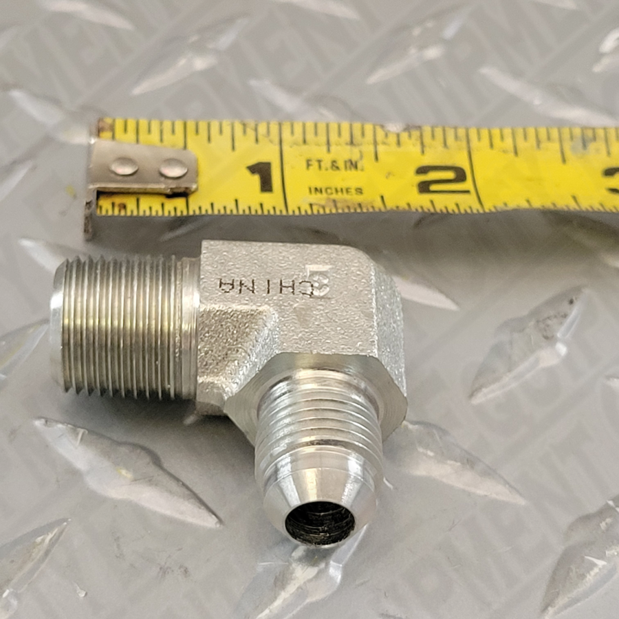 Rotary 992402 3/8"  MJIC X 3/8" MNPT 90 DEG ELBOW