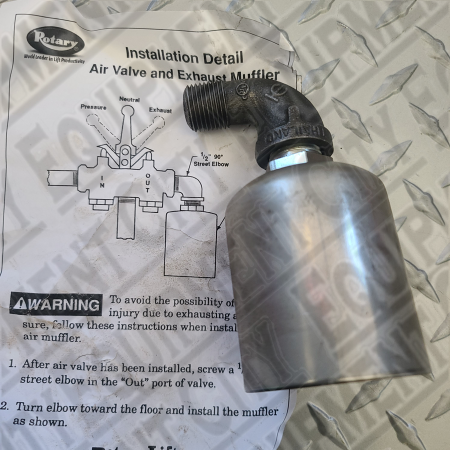 Rotary FA515 INGROUND LIFT MUFFLER KIT
