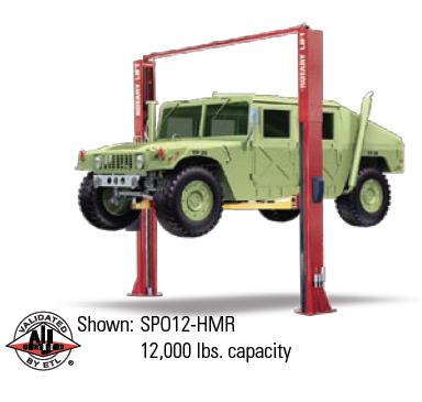 SPO12-TALC Rotary Two Post Lift