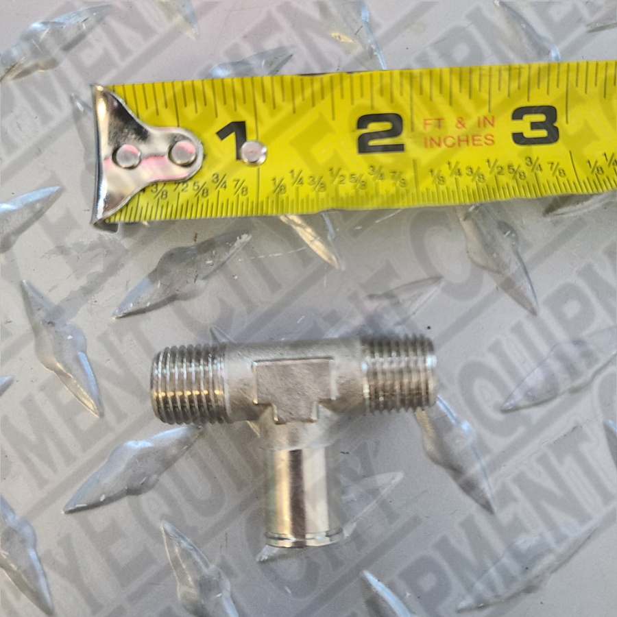 Rotary VS325148 FRL T Union Fitting 1/4M x 8 CYL