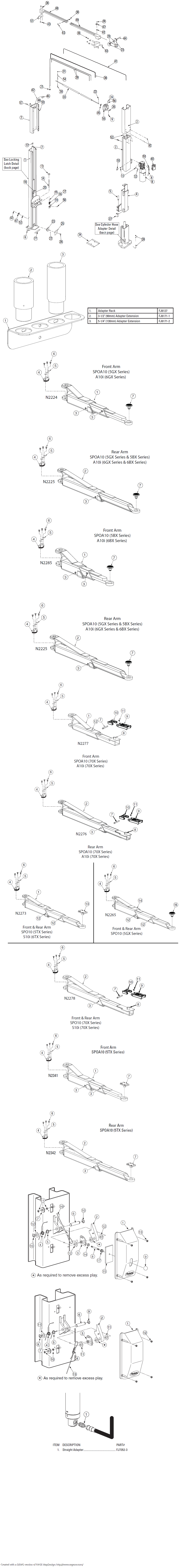 SPO10-700 Parts Diagram