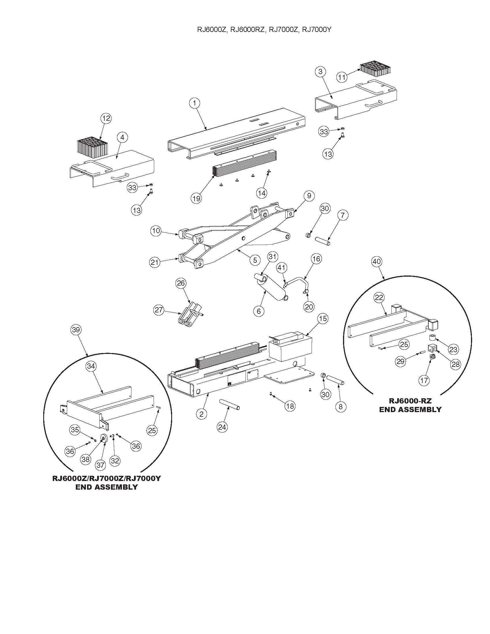 Rotary SB100002 TELE END KIT COMPRESSION WHEEL