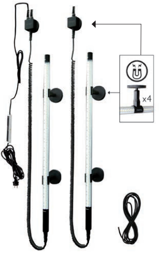 Rotary FA5701 2 Post LED Tech Light