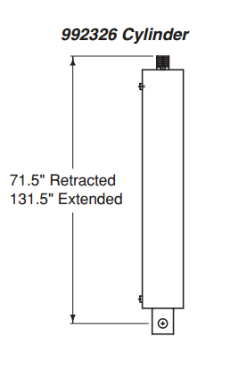 Rotary 992326 Four-Post Cylinder