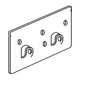 Rotary FJ6142BK RACK BRACKET PACKAGE-DETENT PIN TYPE