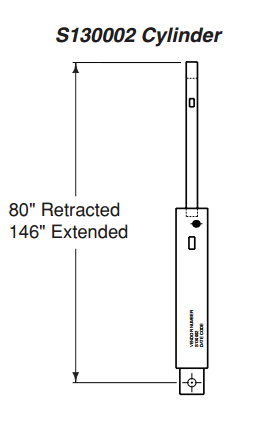 Rotary S130002 66inch STROKE CYLINDER