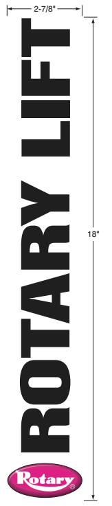 Rotary NP790 NAMEPLATE