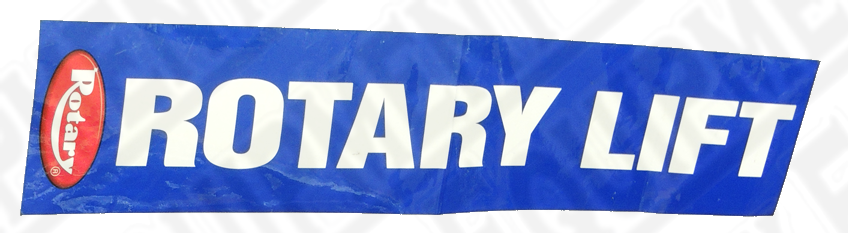 Rotary NP739 VERTICLE 30inch ROTARY BLUE Decal Sticker
