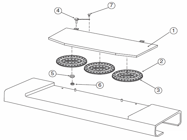 Rotary S100084 SLIP PLATE REBUILD KIT