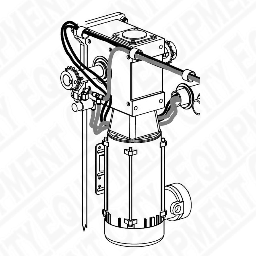 Rotary FA2456 DRIVE ASSEMBLY W/CLUTCH 1/2 HP
