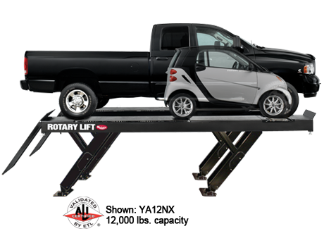 ROTARY YA12 Drive-On Space Saver Alignment Rack Lift