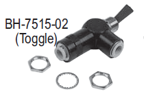 SVI BH-7515-02 Replacement for Rotary FA2273-3 Four post air lock release, Push