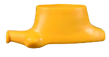 SVI BW-1010-08Y Yellow Mount / Demount Head / Shoe with Round Hole  250309