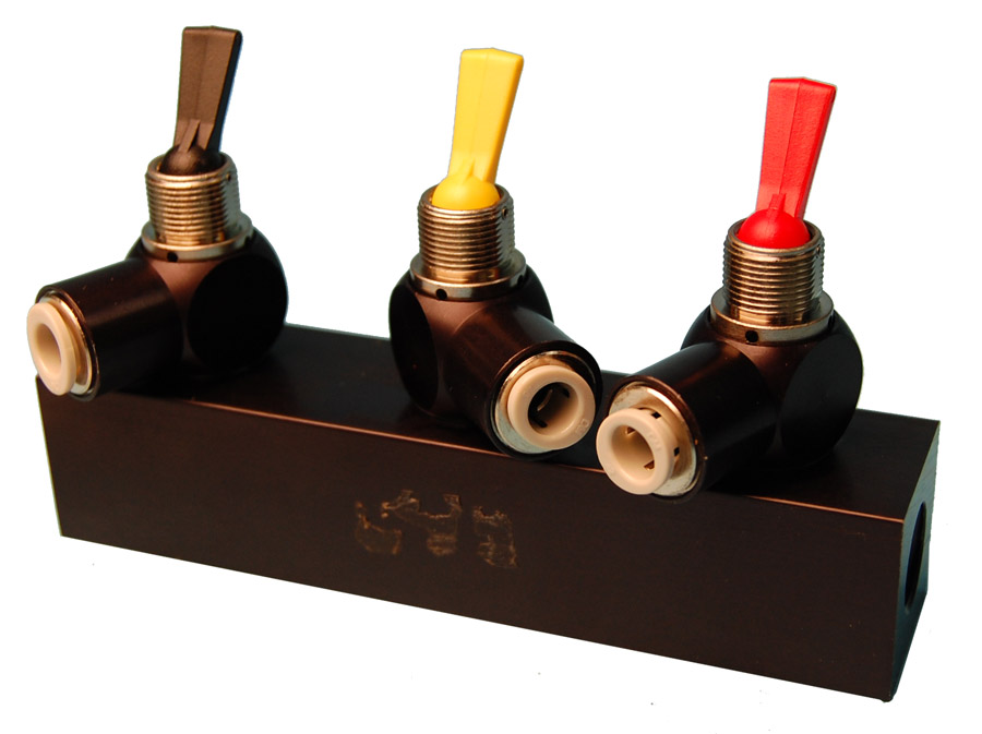 SVI BH-7529-81 3 Toggle Air Valve Manifold  with valves - Replacement for Rotary FC5488-99