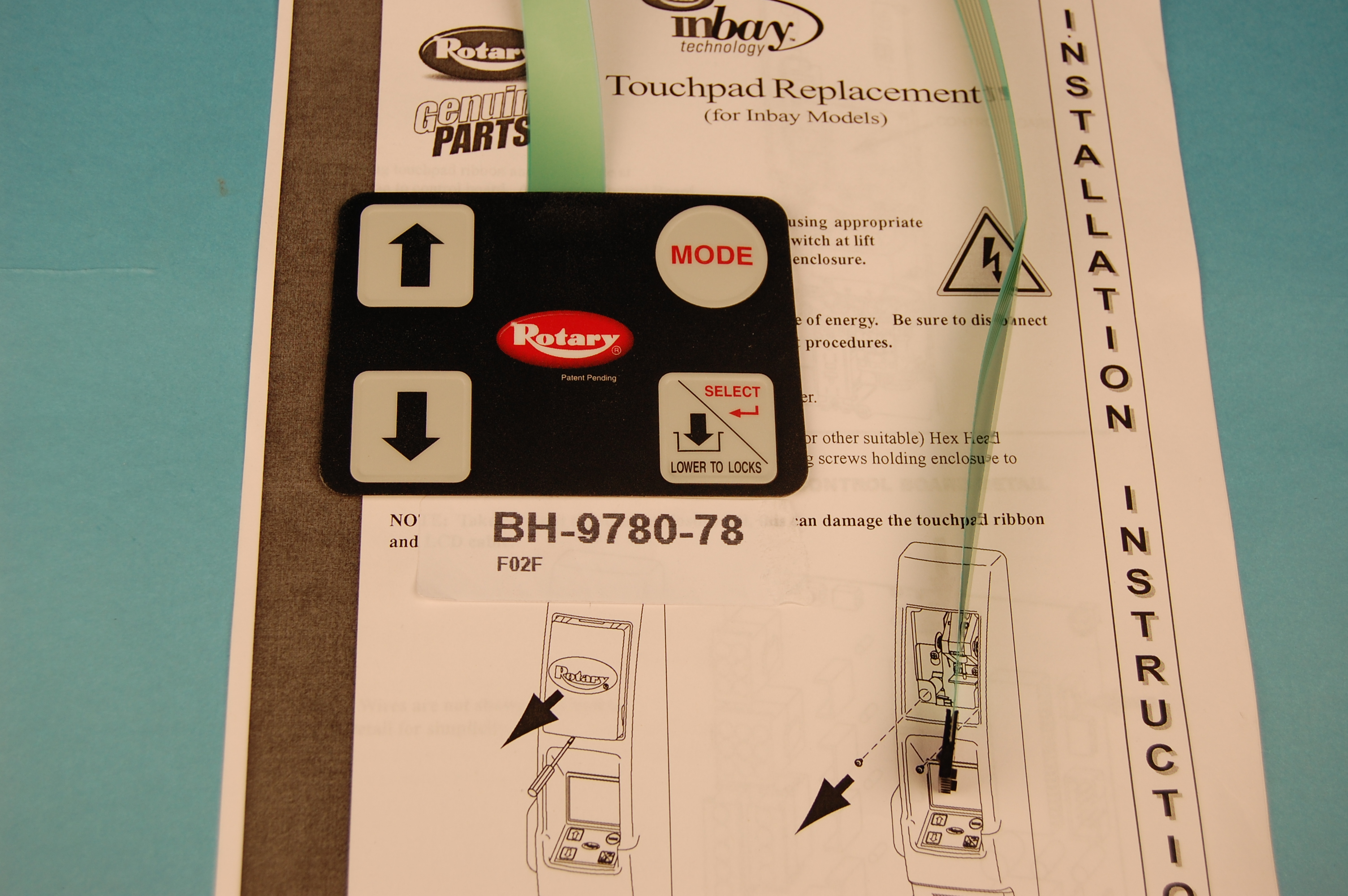 SVI BH-9780-78 Touch Pad - Replacement for Rotary T100148