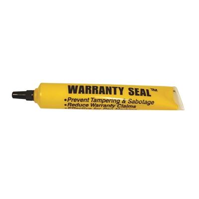WS10Y TMR YELLOW WARRANTY SEAL 1.8 OZ POLY SQUEEZE TUBE WARRANTY