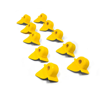 MT-RSR 25434 Yellow Corghi Coats Metal Heads Inserts 10-pk | 8-11100106