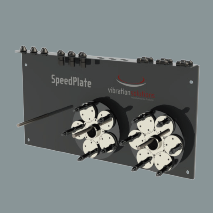 Vibration Solutions E400-400-49 Speed Plate System 5,6 lug plates, torque tips - Wall storage solution